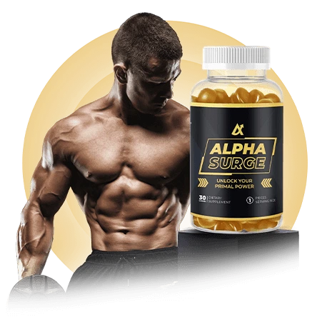 AAlpha Surge male vitality gummies bottle